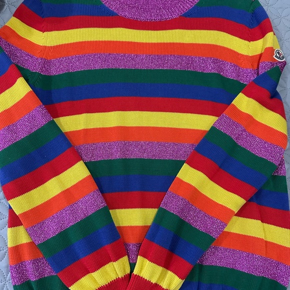 Moncler AUTHENTIC Medium size multicolored sweater EUC - Picture 3 of 11